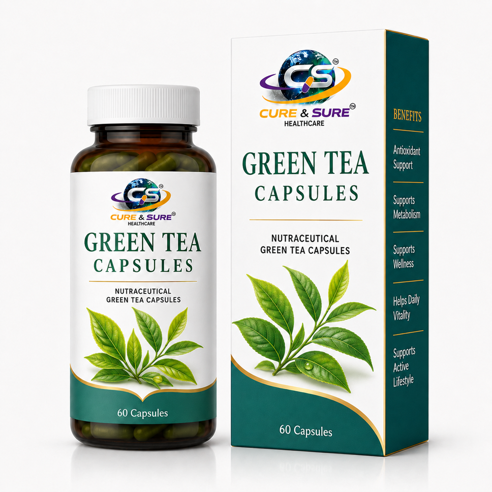 Nutraceutical Green Tea Capsules Third Party Manufacturing - Age Group: Adults