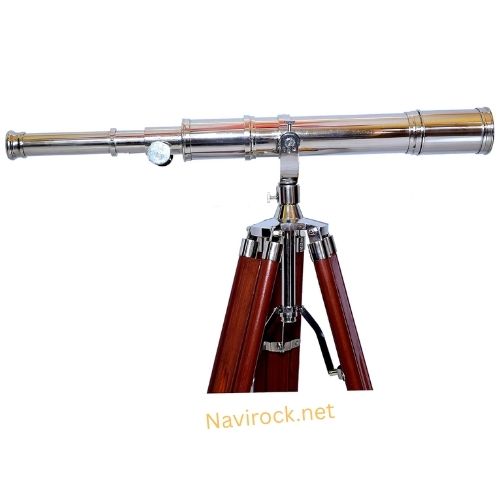 Nautical Marine Navy Telescope Solid Brass Chrome Finish Telescope