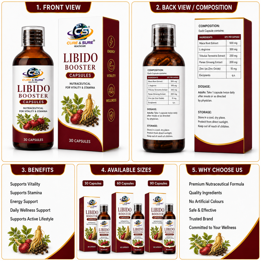 Nutraceutical Libodo Booster Capsules Third Party Manufacturing