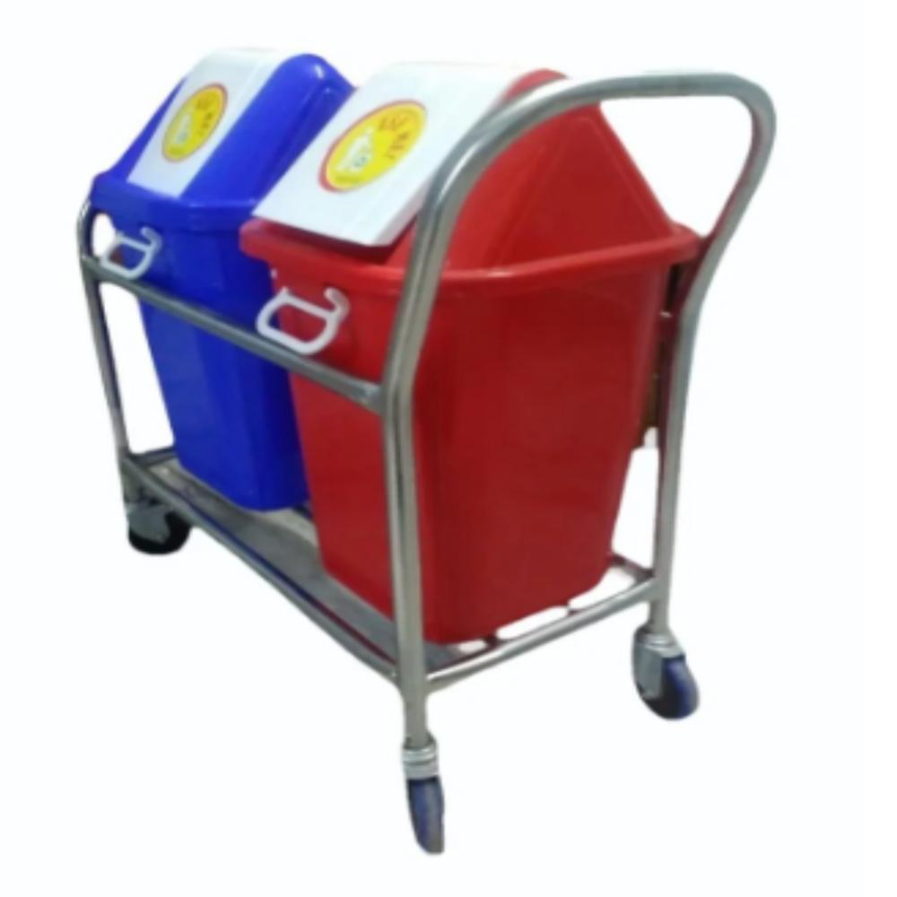Aicil Plastic Dustbin Trolley