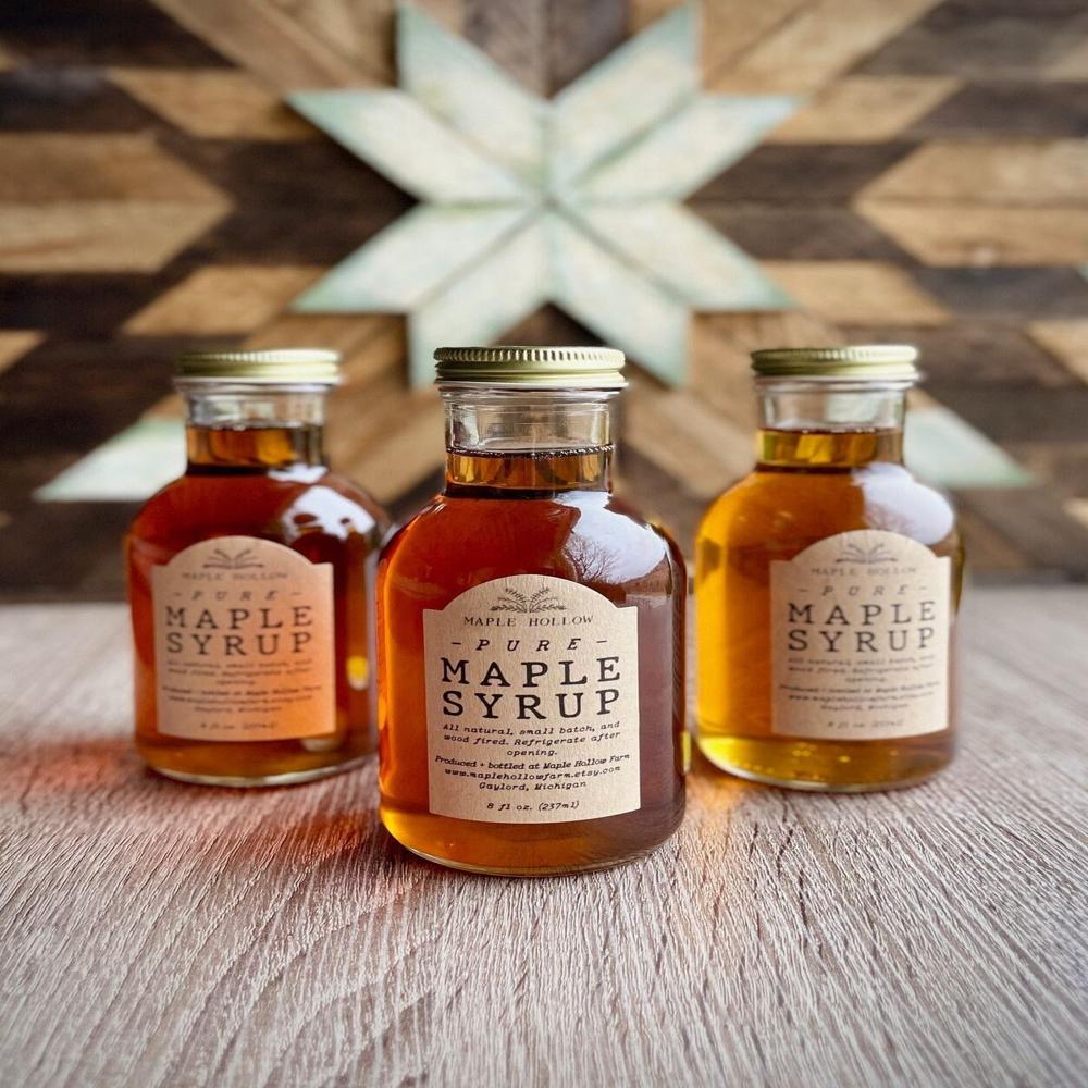 Syrup Bottle Labels - Color: Multicolor