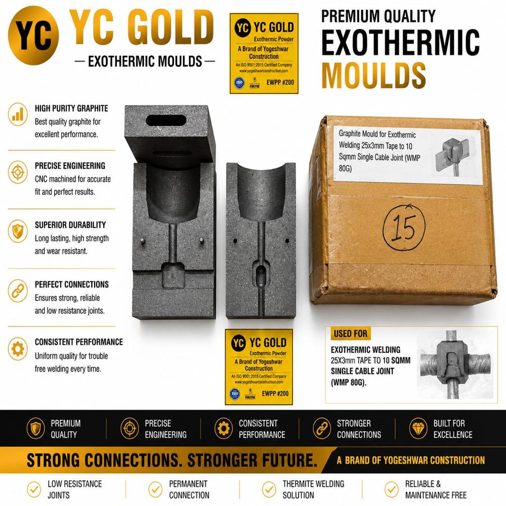 Exothermic Graphite Moulds - Cavity: Single Or Multi Cavity (As Per Design)