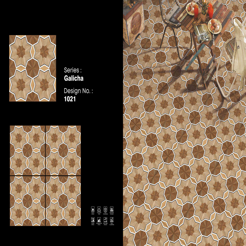 600X600 Glossy Porcelain Tiles