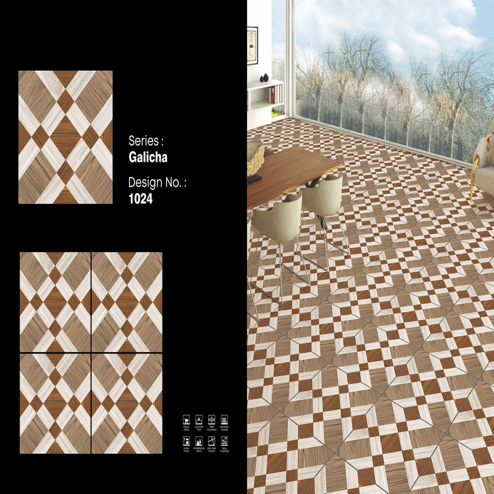 600X600 Glossy Porcelain Tiles