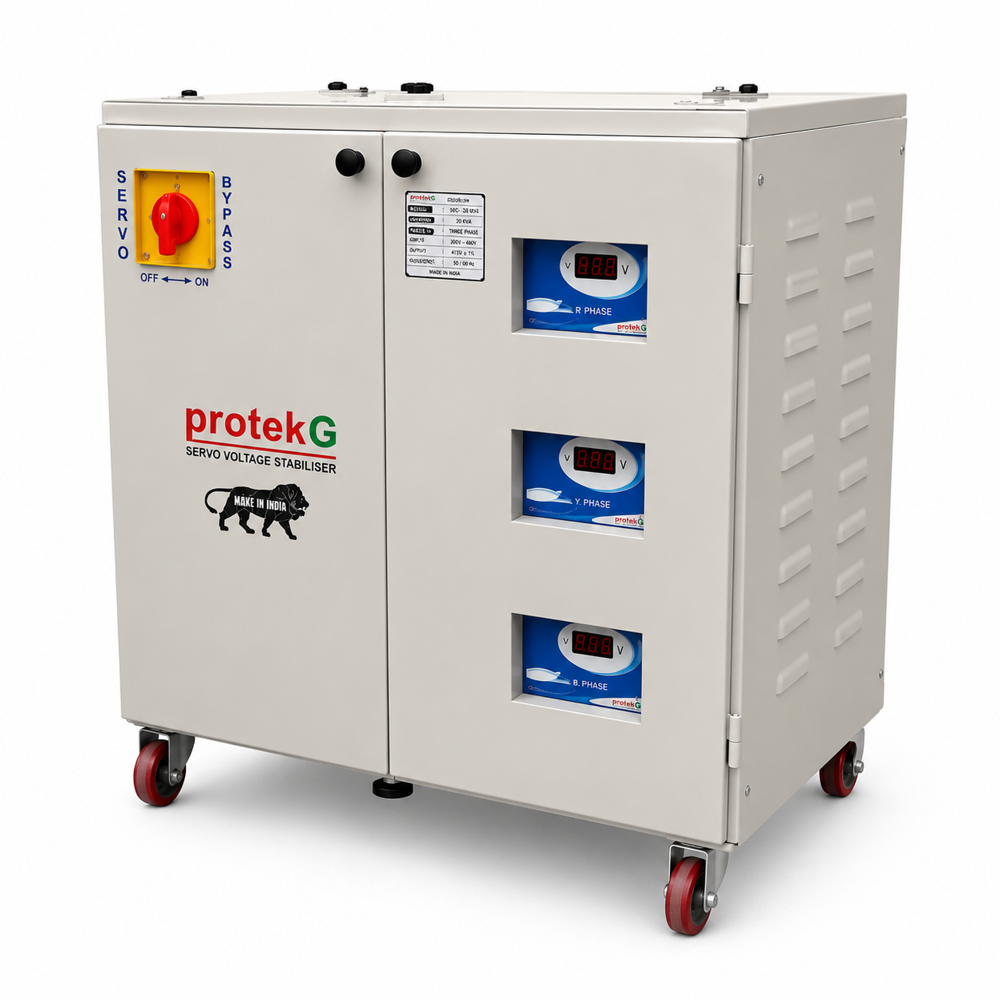 Servo Voltage Regulator - Ambient Temperature: -10c To +45c