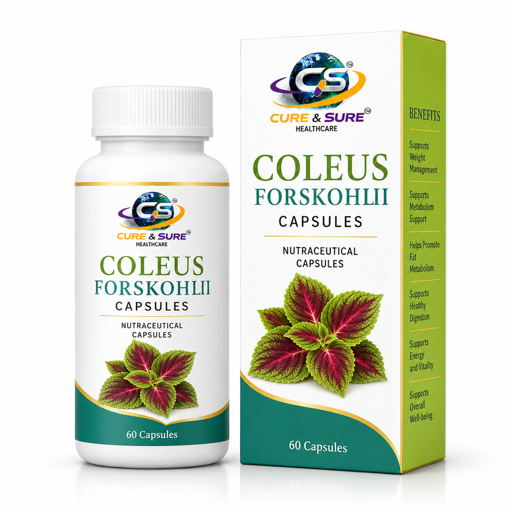 Nutraceutical Cloeus Forskohli Capsules Third Party Manufacturing