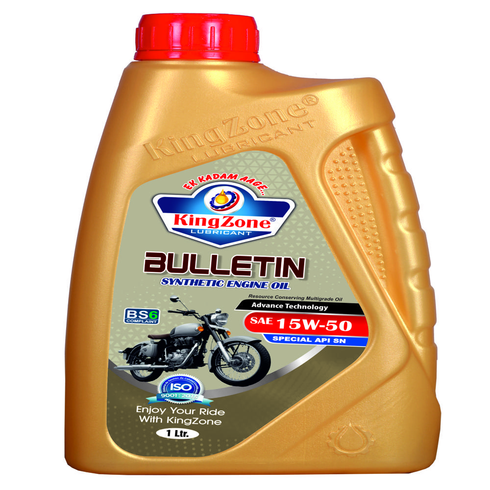 Bulletin 4T- Sae 15W50 Api Sn - 1Ltr Engine Oil - Application: Automobile Industries