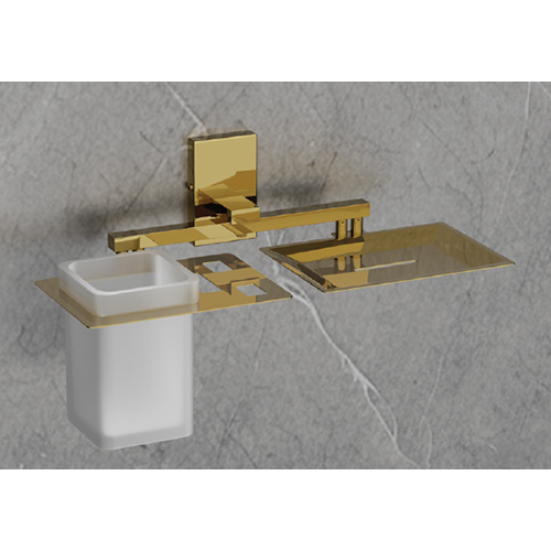 PVD-GS206 Soap Dish And Brush Holder