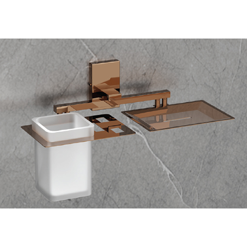 PVD-RGS406 Soap Dish And Brush Holder