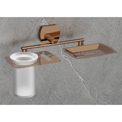 PVD-RGR906 Soap Dish And Brush Holder