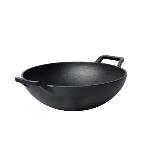 Seasoned Cast Iron Kadai Without Lid