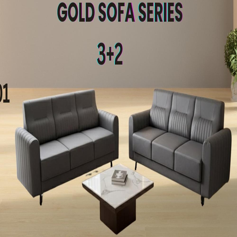 lather fabric sofa set (3+2)