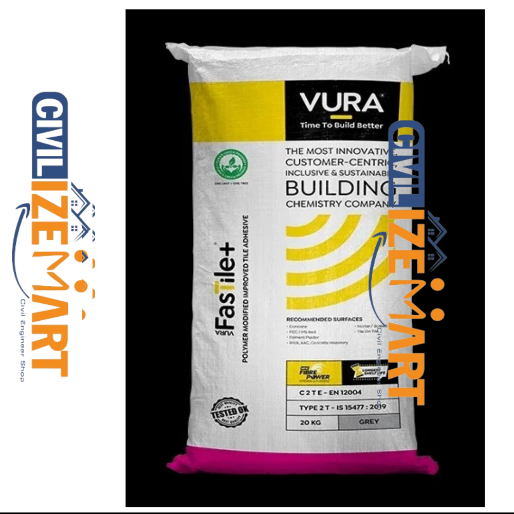 Vura FastTile Grey Tile Adhesive