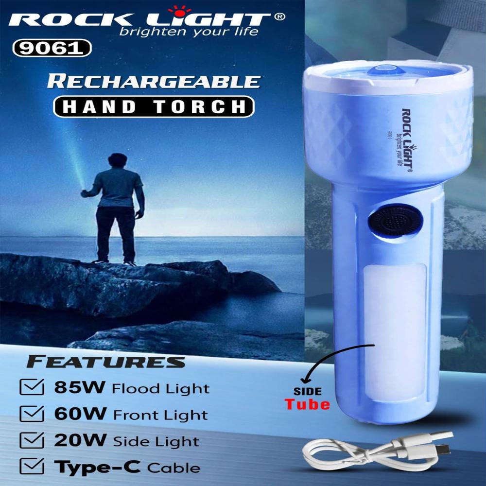 Rock Light Rl-9061 Hand Torch - Body Material: Plastic