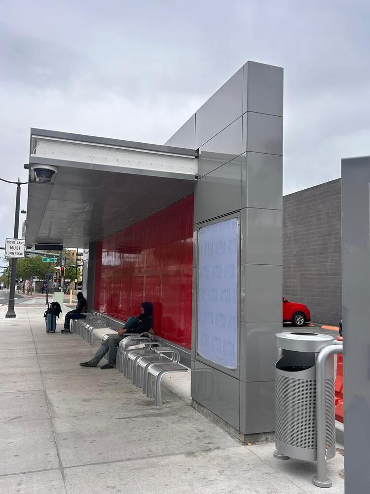 Modern Bus Shelter