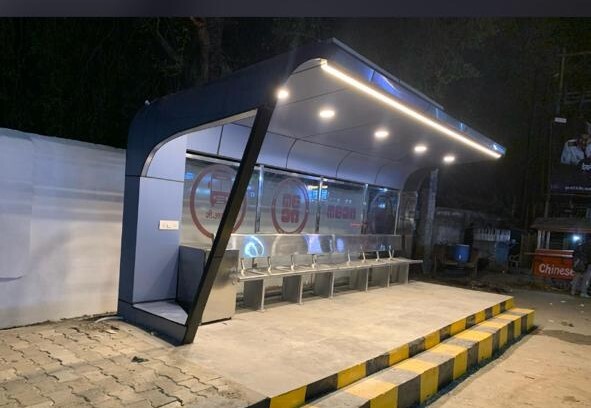 Modern Bus Shelter