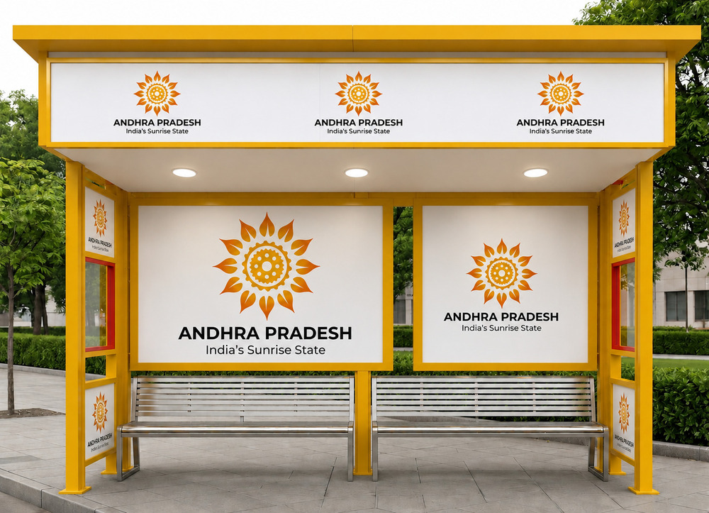Powder Coated Bus Shelter