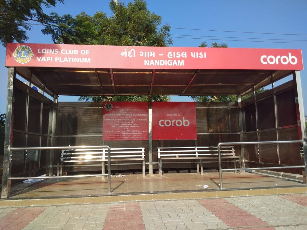 Stainless Steel Bus Shelter