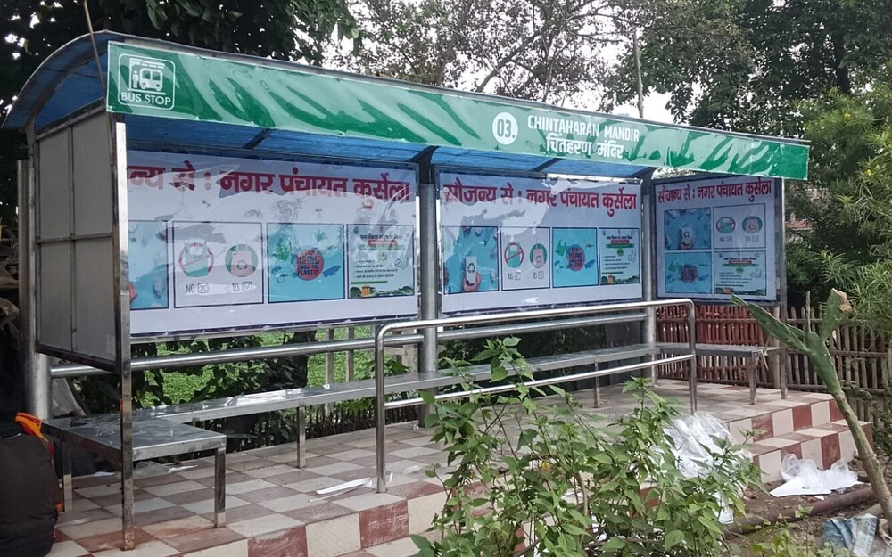 Stainless Steel Bus Shelter