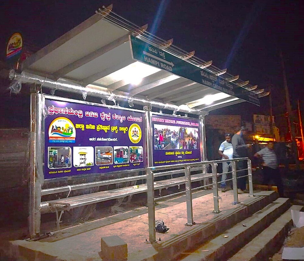 Stainless Steel Bus Shelter