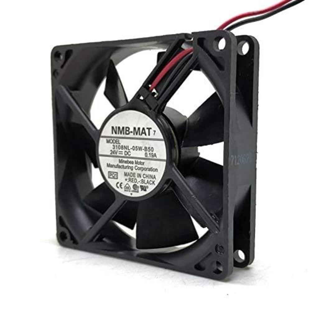 NMB-MAT 3108NL-05W-B50 24V DC 0.19A 8020mm Ball Bearing Industrial Axial Cooling Fan