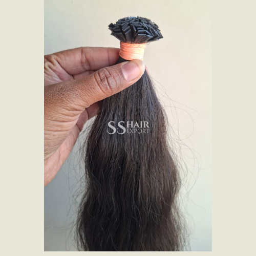 Flat-Tip Hair Extension 24in | 100g Human Hair Keratin Pre-Bonded Hot Fusion
