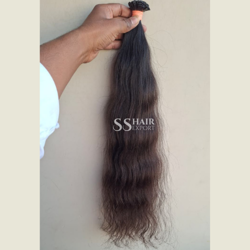 Flat-Tip Hair Extension 24in | 100g Human Hair Keratin Pre-Bonded Hot Fusion
