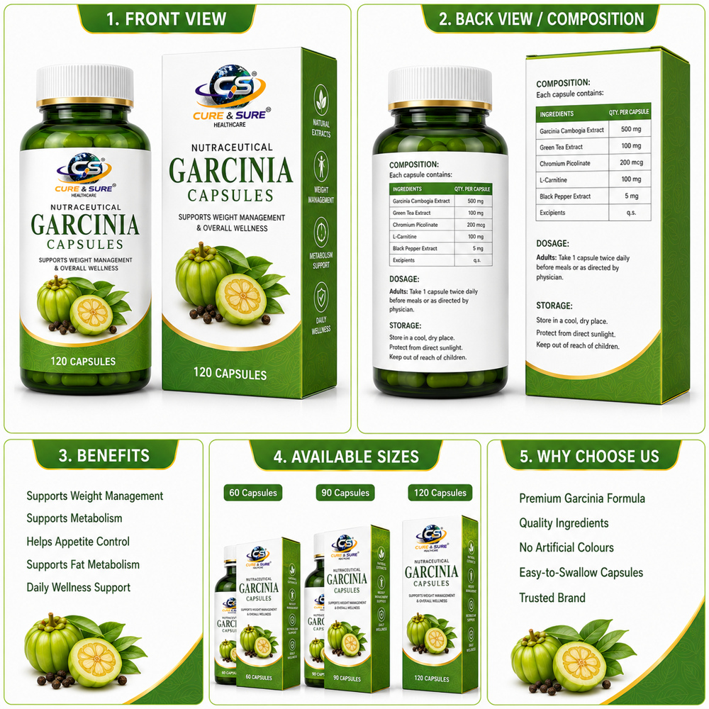 Nutraceutical Garcinia Capsules Third Party Manufacturing