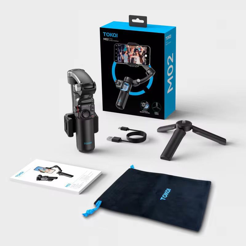 M02 3 -Axis Gimbal Stablizer - Battery Backup: 6 Hours