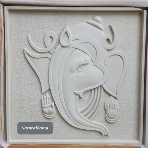 Lord Ganesha Stone Wall Murals