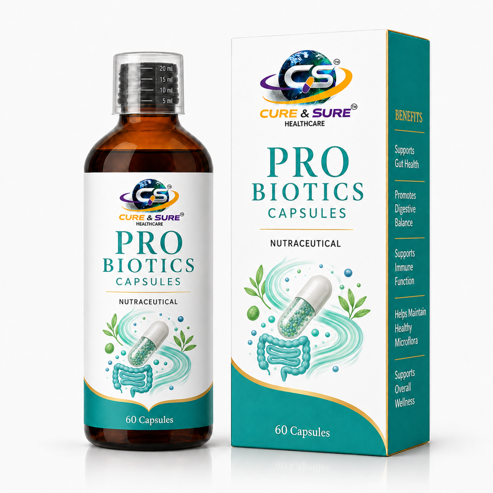 Nutraceutical Pro Biotics Capsules Third Party Manufacturing