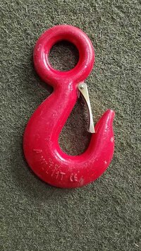 Lifting Eye Hook With Safety Latch Gr-80 Alloy Steel - Best Quality With Rated Load - Compatible With: Truck