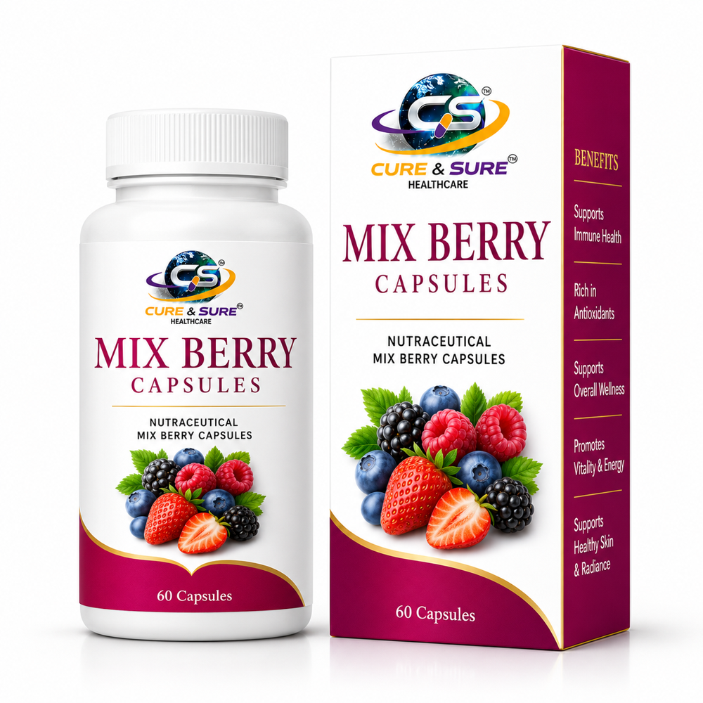 Nutraceutical Mix Berry Capsules Third Party Manufacturing - Age Group: Adults