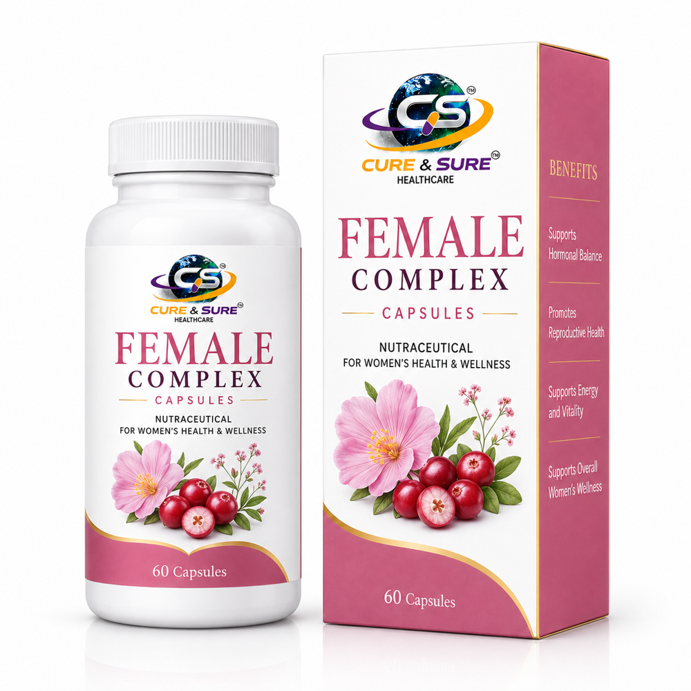 Nutraceutical Female Complex Capsules Third Party Manufacturing