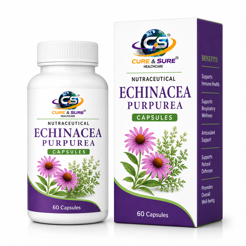Nutraceutical Echinacea Pirpurea Capsules Third Party Manufacturing