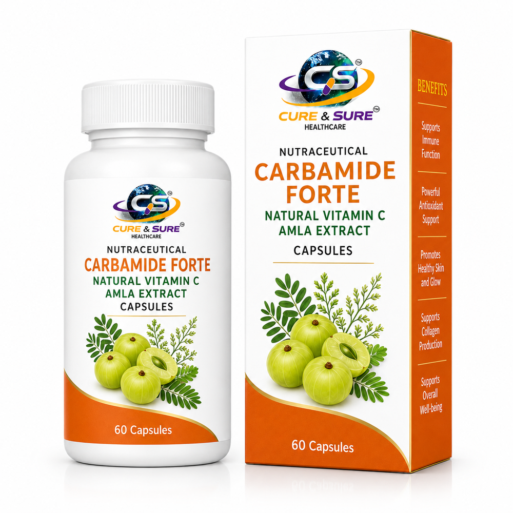 Nutraceutical Carbamide Forte Natural Vitamin C Amla Extract Capsules Third Party Manufacturing - Age Group: Adults