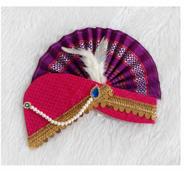 4 Inch Readymade Pheta for Ganapati