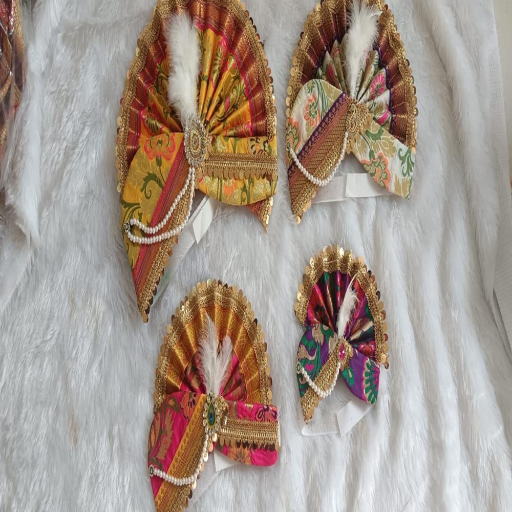 4 Inch Readymade Pheta for Ganapati