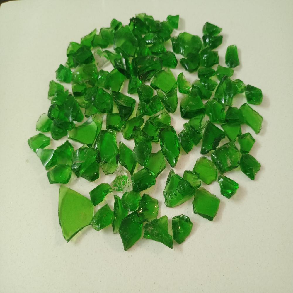Big size premium glass aggregate and chips for terrazzo flooring epoxt flooring or decorative landscaping 