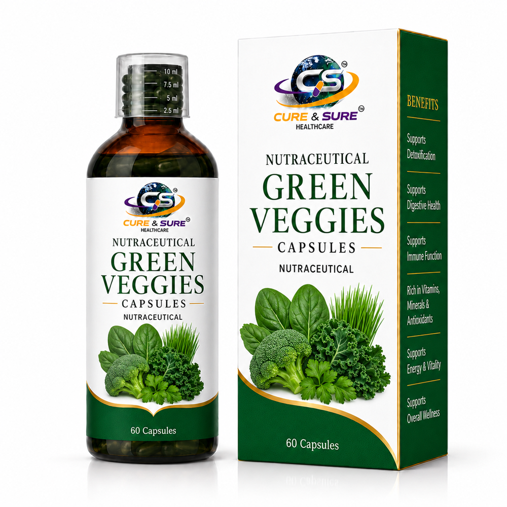 Nutraceutical Green Veggies Capsules Third Party Manufacturing