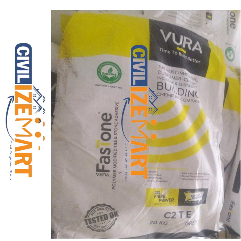 Vura Fastone Grey Tile Adhesive