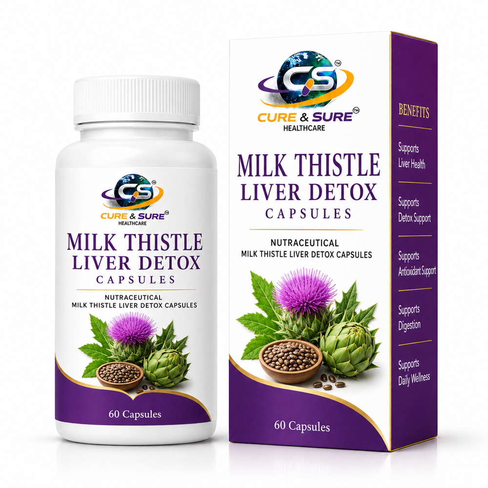 Nutraceutical Milk Thistle Liver Detox Capsules Third Party Manufacturing - Age Group: Adults