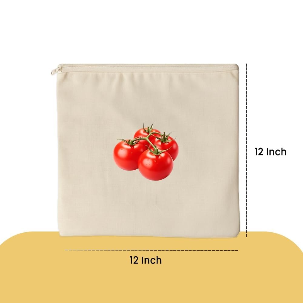 100% Cotton Fridge Storage Bags For Fruits & Vegetables