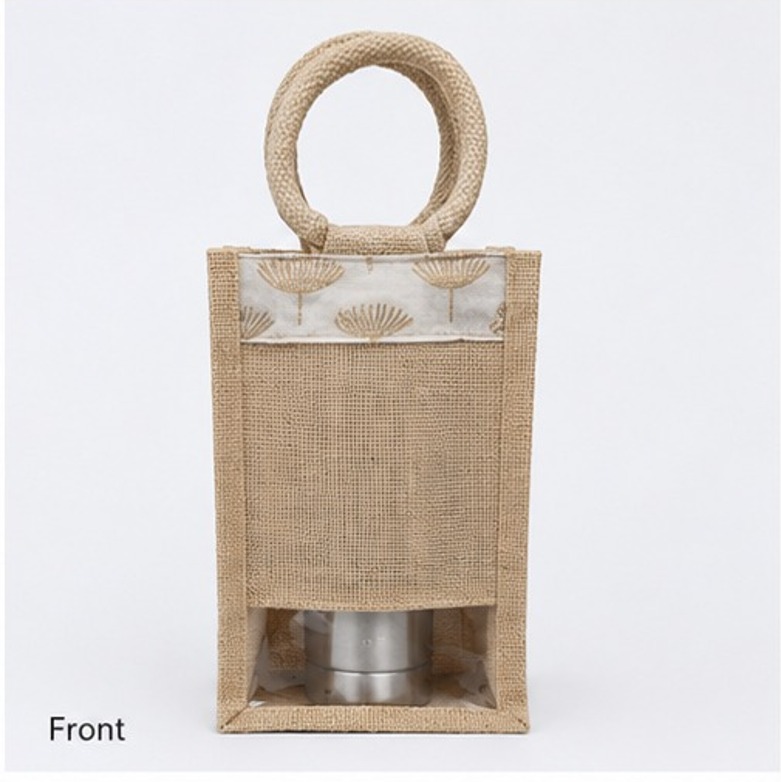 Water Bottle Jute Bag