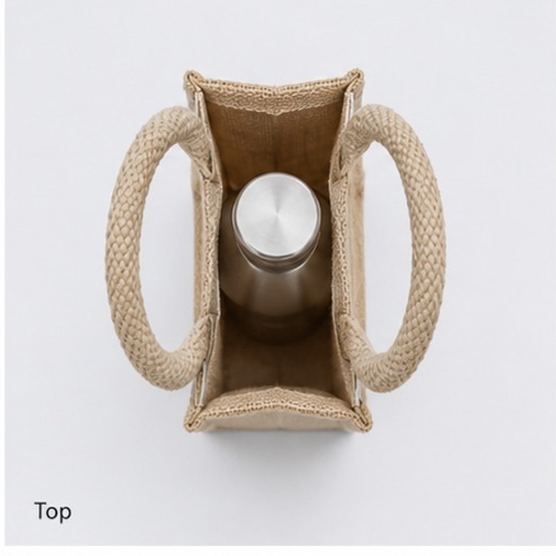Water Bottle Jute Bag