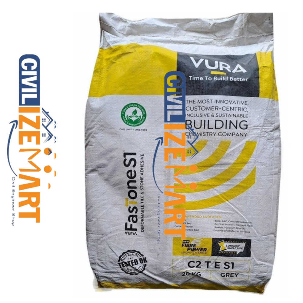 Vura Fastone S1 Grey Tile Adhesive