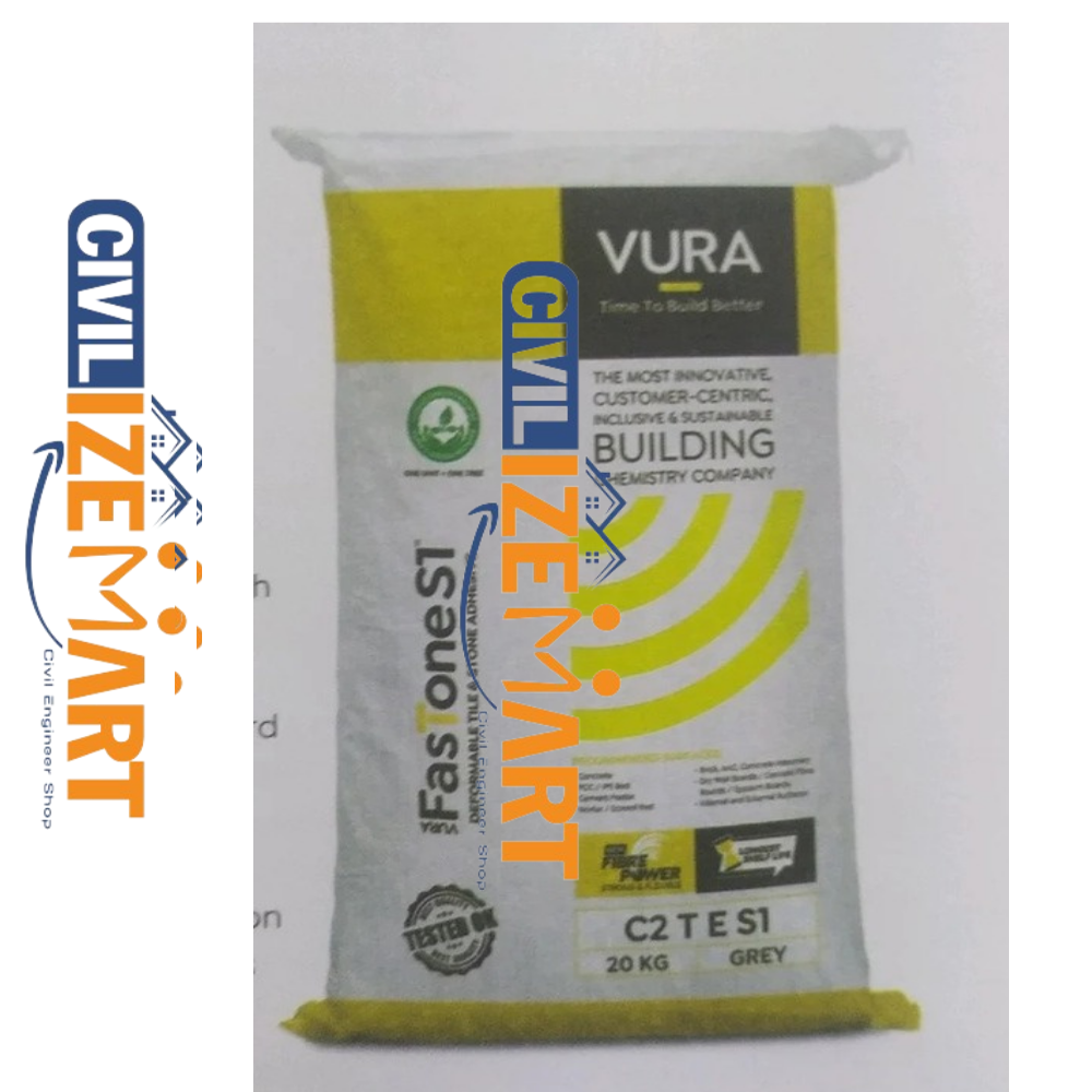 Vura Fastone S1 Grey Tile Adhesive