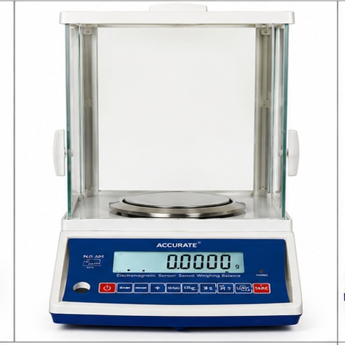 Electromagnetic Sensor Based Precision Weighing Balance - Accuracy: 0.1 Gm