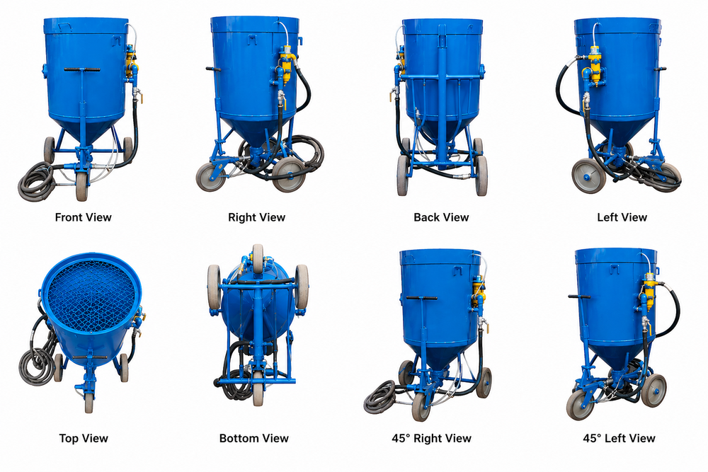 P-1001R Portable Sand Blasting Machine