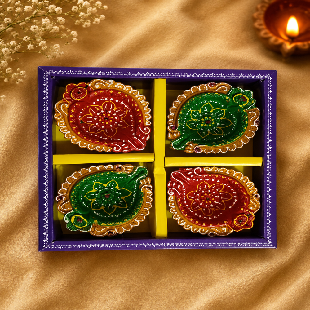 Handmade Clay Diyas